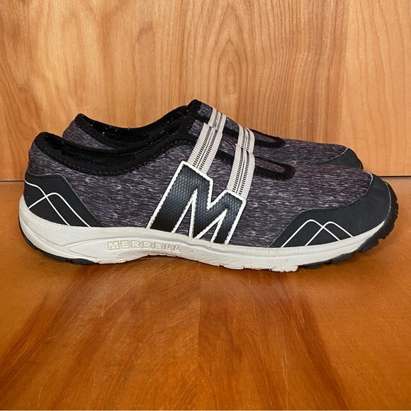 Womens 9.5 Merrell Kamori Eden Slip On Sneakers Grey SEF1573 - Picture 1 of 8